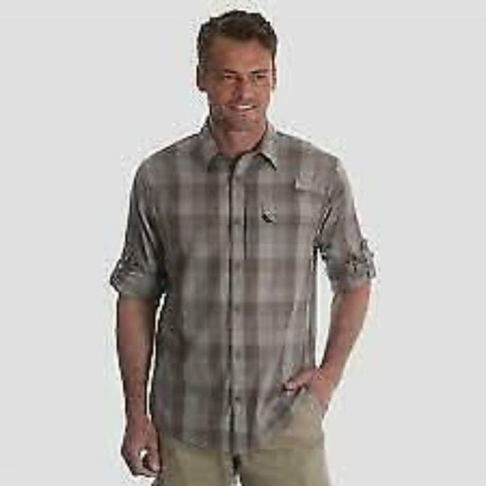 Wrangler Outdoor Series Long Sleeve Rich Shirt L